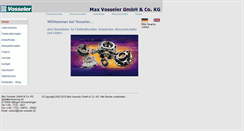 Desktop Screenshot of max-vosseler.de