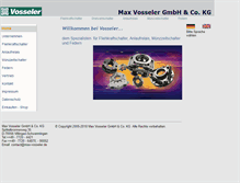 Tablet Screenshot of max-vosseler.de